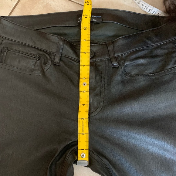 COPY - The Kooples 100% lambskin black leather leggings-size 26.EUC - Picture 13 of 14